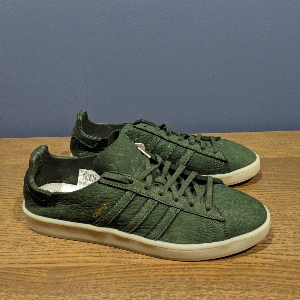 Adidas campus gazelle olive size 12